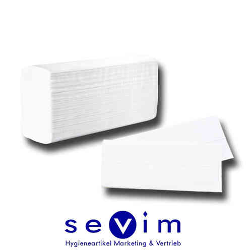Papierhandtücher Handtuchpapier 2-lagig ECO hochweiß 3200 Blatt