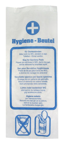 Hygiene-Beutel aus Zellulose-Papier für Damenhygieneartikel