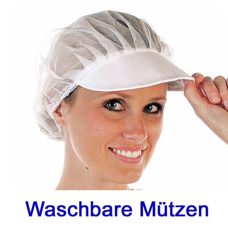 Waschbare_Muetzen_Sevim, Mütze mit Schirm. Lebensmittelindustrie